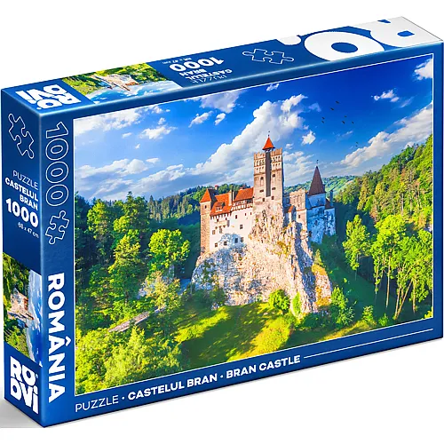 Roovi Puzzle Schloss Bran oder Schloss Dracula in Transsylvanien - 1000 Teile