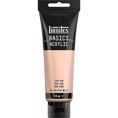 Liquitex Lqx Basics Acrylfarbe 118ml Tube Portraitrosa Hell