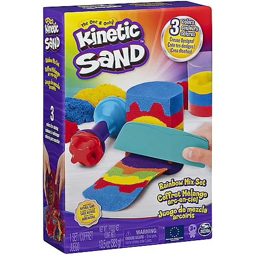 Spin Master Kinetic Sand Rainbow Mix Set (383g)