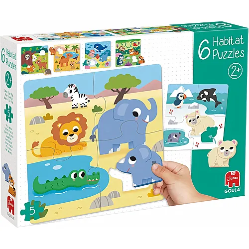 Jumbo Goula Puzzel 6 Lebensraum - 5.