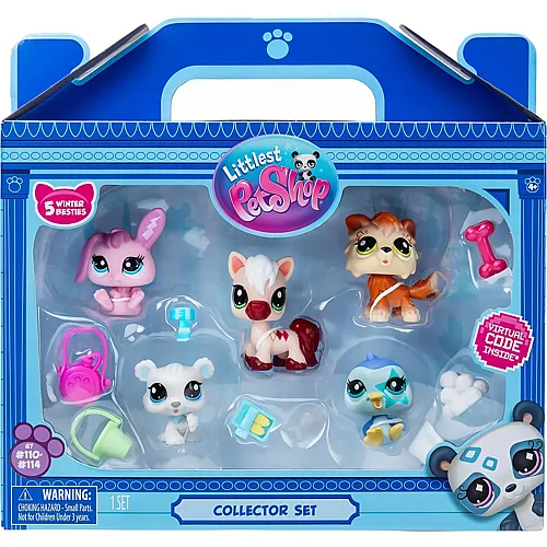 Bandai Littlest Pet Shop Set 5 Pets Bergwelt