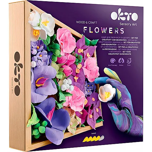 3D Blumen Inspiration im Holzkasten