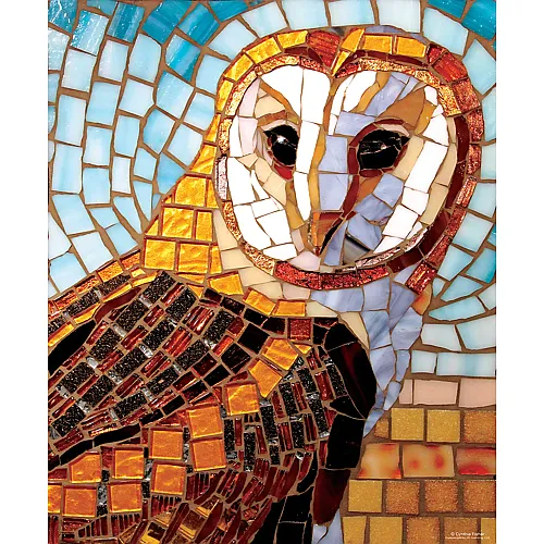 SunsOut Puzzle Cynthie Fisher Stained Glass Owl - 1000 Teile