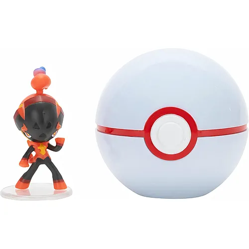 Jazwares Pok�mon � Clip N Go Charcadet Premier Ball