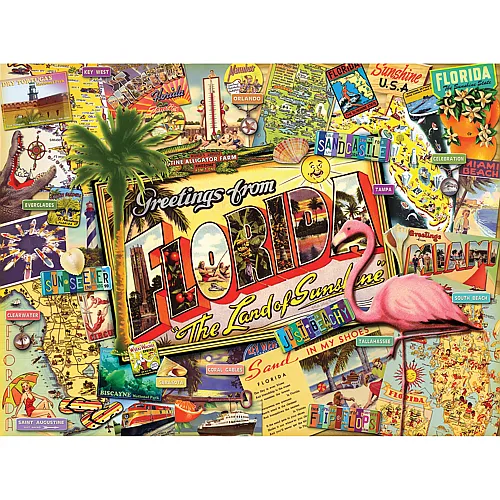 SunsOut Puzzle Kate Ward Thacker Florida - 1000 Teile