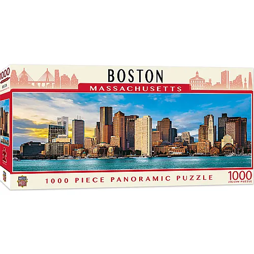 Master Pieces Puzzle Panorama Boston, Massachusetts (1000Teile)