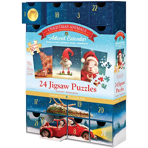 Adventskalender - Christmas Animals 50Teile