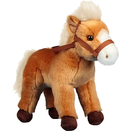 Pferd mit Zaumzeug 27cm