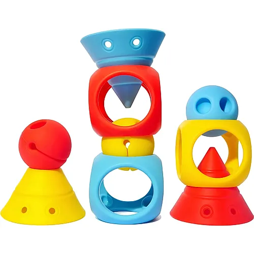Moluk Building Genius - Lern-/Bauspiel Set bunt - 9 Teile