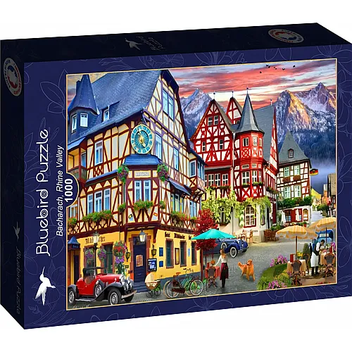 Bluebird Puzzle Bacharach, Rhine Valley - 1000 Teile
