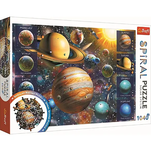Trefl Planetensystem - Spiral Puzzle - 1040 Teile