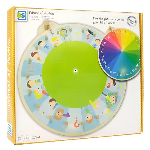 BS Toys Activity Wheel Holz - Kinderleicht