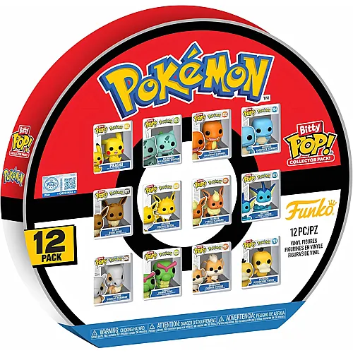Funko Bitty POP Pok�mon 12pc MLTIPK