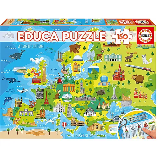 Educa Puzzle Europa Karte (150Teile)