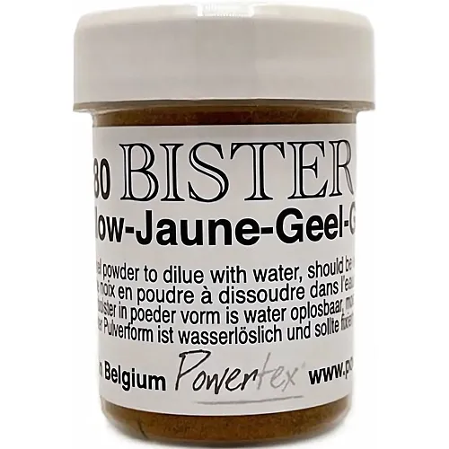 Powertex Bister Pulver Gelb 30g
