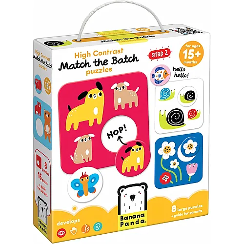 Banana Panda Puzzle 8in1 Finde das Gleiche (2Teile)