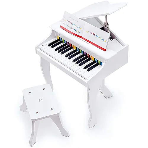Hape Deluxe Grand Piano Weiss