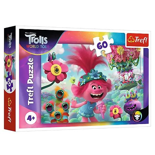 Trefl Puzzle Trolls World Tour - 60 Teile