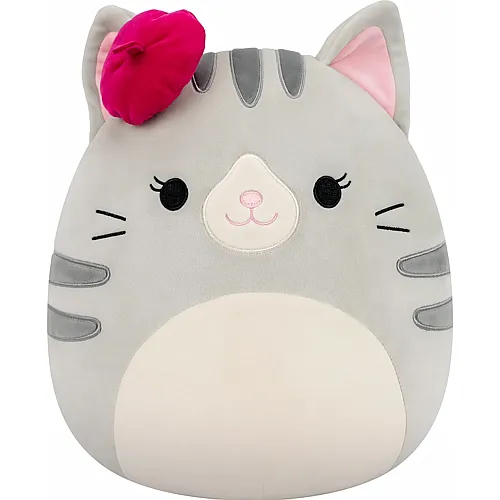 Squishmallows Pl�sch Tally-Katze Beret Grau - 30 cm
