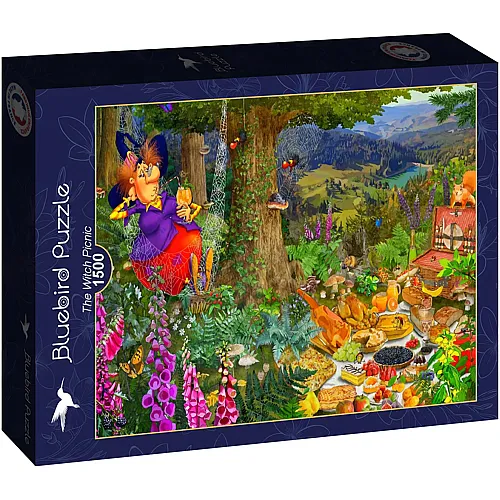 Bluebird Puzzle Fran�ois Ruyer The Witch Picnic - 1500 Teile
