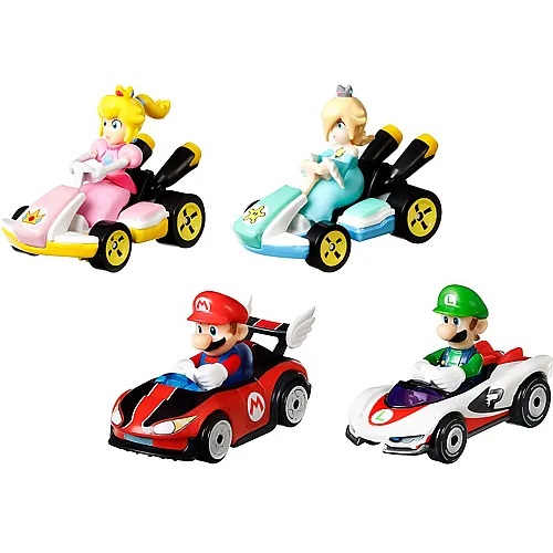 Hot Wheels Super Mario Die-Cast 4er-Pack #4 (1:64)