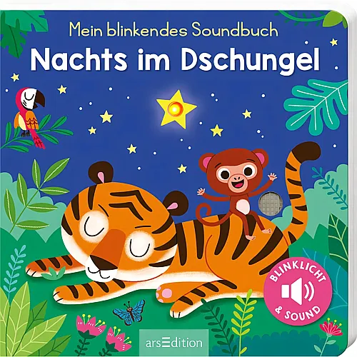 ars Edition Mein blinkendes Soundbuch � Nachts im Dschungel