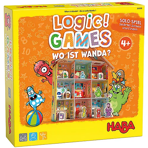 HABA Logic! Games Amandas Alpakas - Gioco Di Smistamento In Legno Per Bambini Da 7 Anni, 60 Sfide Logiche, 2011825001
