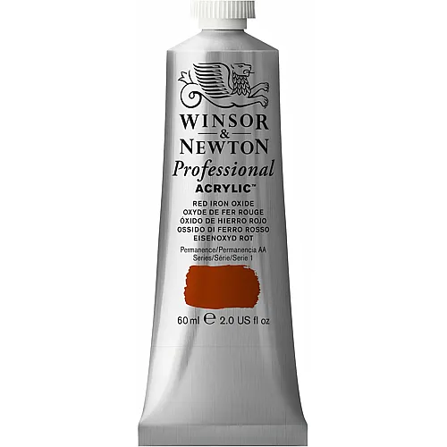Winsor & Newton Professional Acrylic Acrylfarbe Eisenoxyd Rot - 60 ml