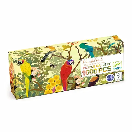 Djeco Puzzle Gallery Peaceful birds 1000 Teile