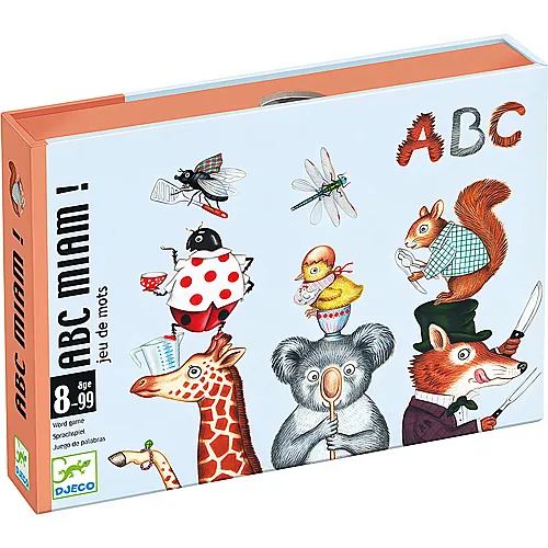Djeco Spiele Kartenspiel ABC Miam (mult)