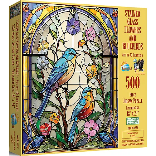 SunsOut Puzzle JQ Licensing SG Blumen und H�ttens�nger - 500 Teile