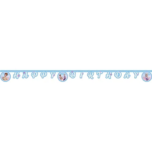 Disney Frozen Girlande Happy Birthday Frozen 2m Karton