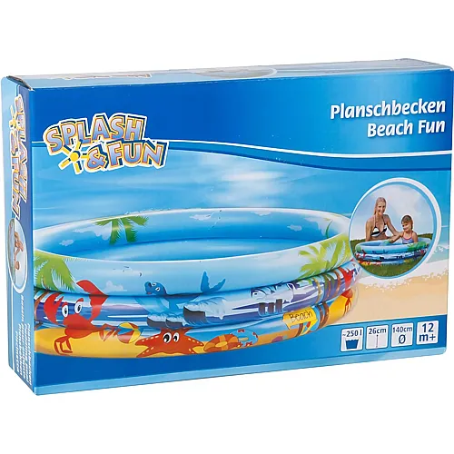 Splash & Fun Planschbecken Beach Fun 140cm