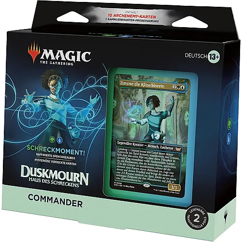 Magic The Gathering Duskmourn:Haus des Schreckens Commander Deck - Schreckmoment! - Deutsch