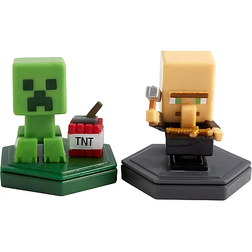 Mattel Set Minecraft Earth Boost Mini 5 cm beige/gr�n 2-teilig