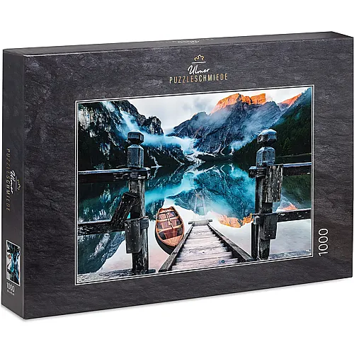 Ulmer Puzzleschmiede Abendlichen Pragser Wildsee, Dolomiten, S�dtirol - 1000 Teile