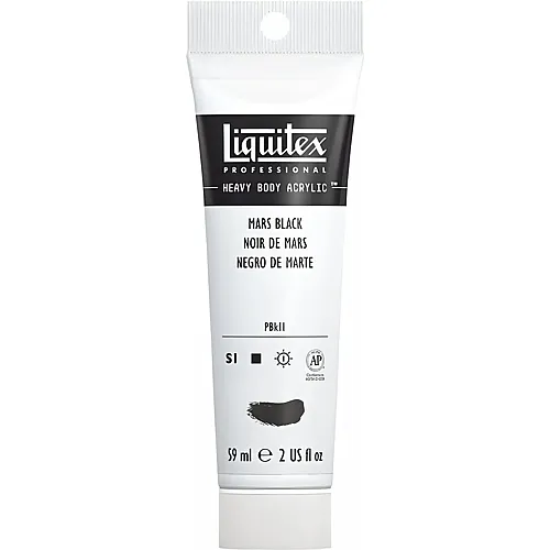 Liquitex Lqx Prof. Heavy Body Acrylfarbe 59ml Tube Marsschwarz