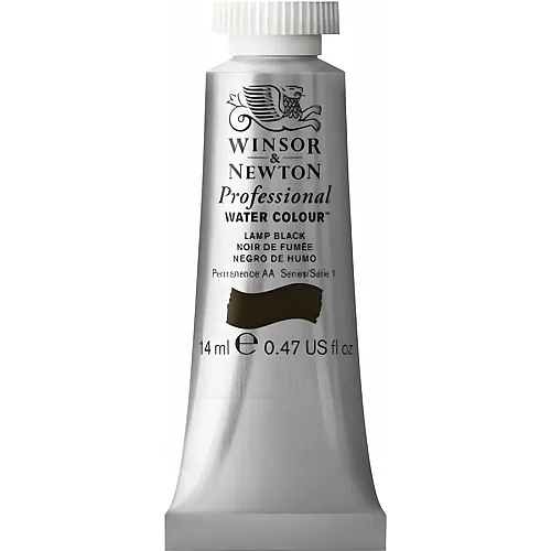 Winsor & Newton W&n Prof. Water Colour 14ml Tube Lampenschwarz