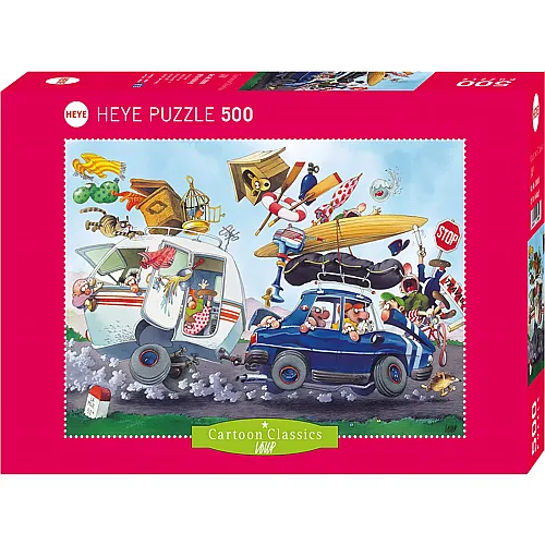 HEYE Puzzle Off On Holiday! Standart (500Teile)