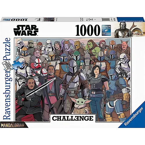 Ravensburger Puzzle Star Wars The Mandolorian Challenge (1000Teile)