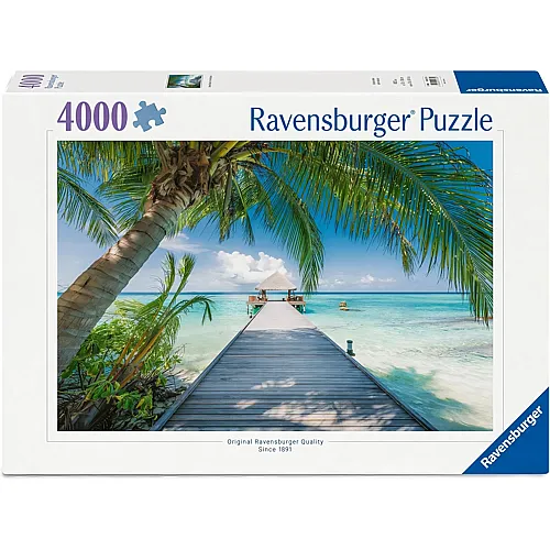 Traumstrand auf den Malediven 4000Teile