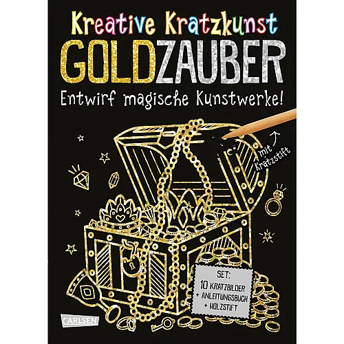 Carlsen Kreative Kratzkunst Goldzauber