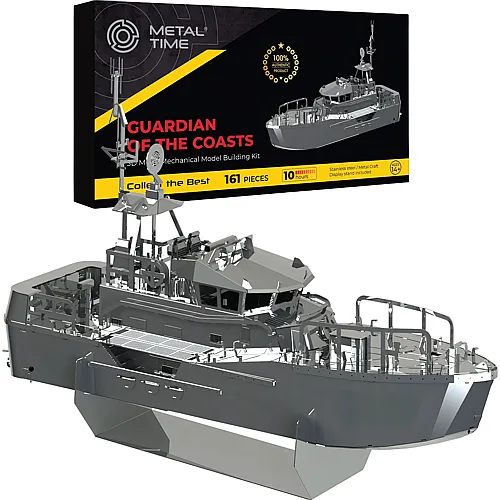 Metal Time Workshop 3D Metal Model Kustenwachboot 161st.
