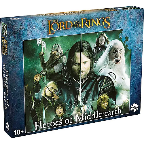 Winning Moves Puzzle Lord of the Rings Helden der Mittelerde (1000Teile)