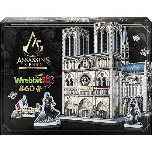 Wrebbit Puzzle Assassins Creed Unity Notre Dame (860Teile)