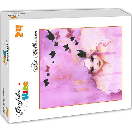 Grafika Puzzle Art Collection Misstigri Grafika Kids Hexe - 24 Teile