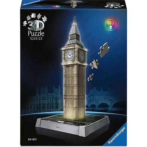 Iconics: Big Ben - mit Licht 216Teile