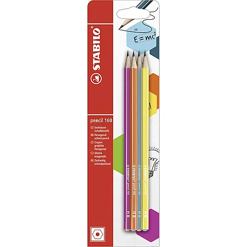 Stabilo Bleistift 160 HB - 4 Teile