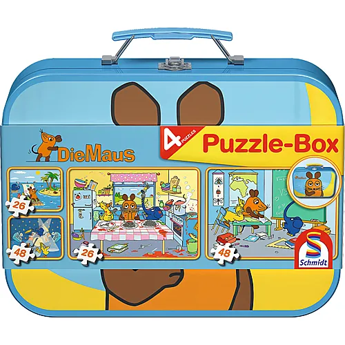 Schmidt Die Maus Puzzlebox (2x26/2x48)