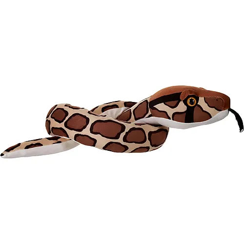 Wild Republic Snakes Eco Burmesische Python, Stofftier, 91 cm, Pl�schtier, F�llung besteht aus gesponnenen recycelten